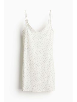 H&M - Women White Jersey Nightslip Dress