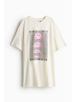 H&M - Women White Printed Nightdress