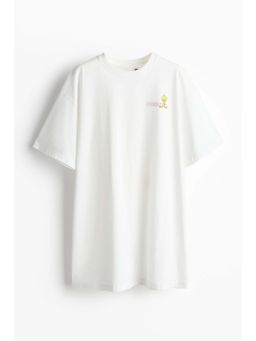 H&M - Women White Printed Nightdress