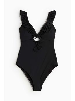 H&M - Women Black Padded-Cup Swimsuit