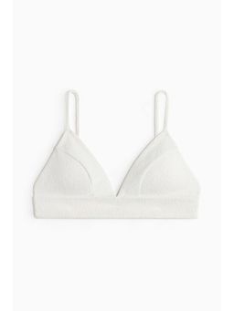 H&M - Women White Padded Triangle Bikini Top