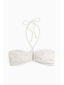 H&M - Women White Padded Bandeau Bikini Top