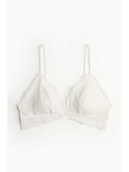 H&M - Women White Padded Soft Lace Bra