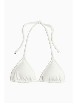 H&M - Women White Padded Triangle Bikini Top