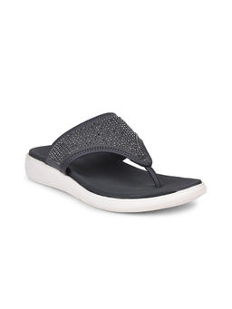 Bata Comfit - Grey Comfit Sandals for Women