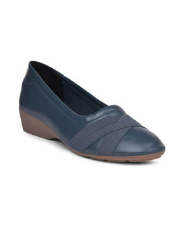 Bata - Blue Womens Pumps Heel