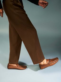 Heel Your Sole - KENNETH TRIM Mens Tan Loafers