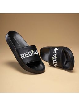 Red Tape - Men Logo Print Black 01 Sliders