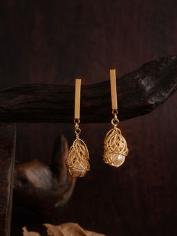E2O - Gold Drop Earrings For Women