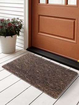 OBSESSIONS - Anti Skid Polyester Outdoor Mat, (L) 60 x (W) 40 cm, Beige