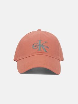 Calvin Klein - Logo Coral Cotton Embroidered Baseball Cap