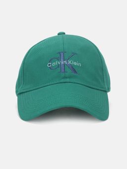 Calvin Klein - Logo Green Cotton Embroidered Baseball Cap