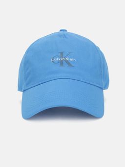 Calvin Klein - Logo Blue Cotton Printed Baseball Cap