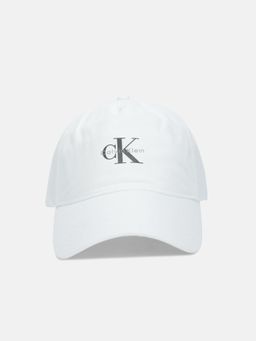 Calvin Klein - Logo White Cotton Printed Baseball Cap