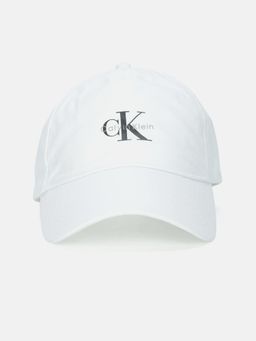 Calvin Klein - Logo White Cotton Printed Baseball Cap