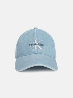 Calvin Klein - Logo Blue Cotton Embroidered Baseball Cap