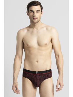 Van Heusen Innerwear - Men Black Print Brief