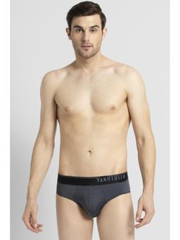 Van Heusen Innerwear - Men Black Print Brief