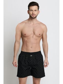 Van Heusen Innerwear - Men Black Print Boxer Shorts