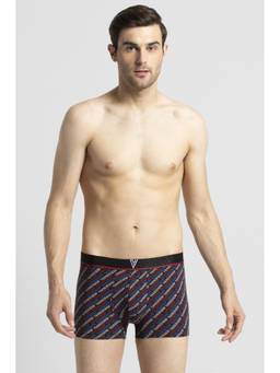 Van Heusen Innerwear - Men Black Print Trunk