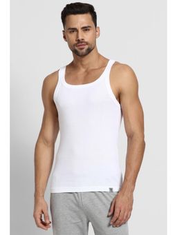 Van Heusen Innerwear - Athleisure Men Moisture Wicking & Ultra Soft Gym Vest - White
