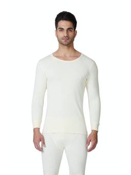 Van Heusen Innerwear - Men Warmtech & Full Sleeve Thermal Top - Ivory