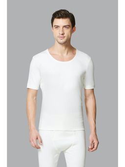 Van Heusen Innerwear - Men Warmtech & Anti Bacterial Thermal Top - Ivory