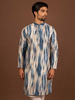 KISAH - Men Blue Kurta