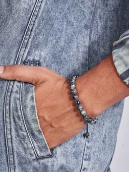 Joker and Witch - Joker & Witch Look What You Made Me Do Black Beaded Bracelet