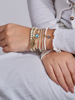 Joker and Witch - Joker & Witch Fortnight Multi Color Beaded Bracelet (Pack of 6)