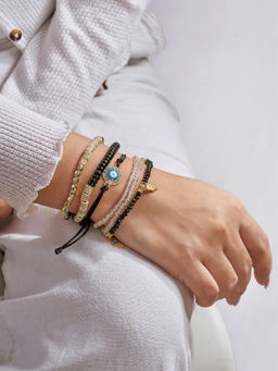 Joker and Witch - Joker & Witch You're So Gorgeous Black Beaded Bracelet (Pack of 6)