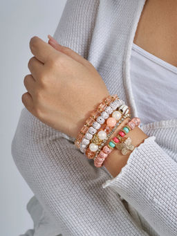 Joker and Witch - Joker & Witch Sweet Nothing Blush Beaded Bracelet (Pack of 5)