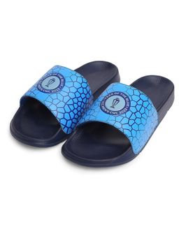 Chupps - Official Icc Cricket World Cup Men's Printed Ergo-X Blue Sliders