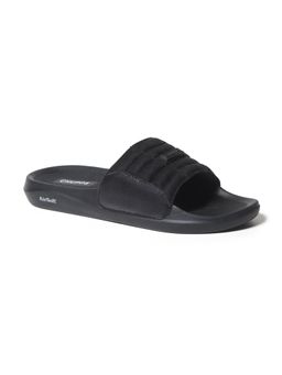 Chupps - Black Casual Sliders for Men