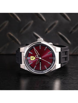 Scuderia Ferrari - Red Dial Round Analog Watch-0830353