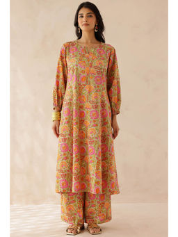 KURTISM - Multi-Color Floral Printed Kurta and Palazzo