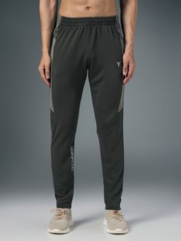 Technosport - Men Solid Slim Fit Sports Trackpants