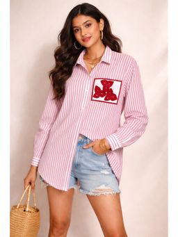 WE'AVE BY SHUBHKARI - Pink Rose Shirt