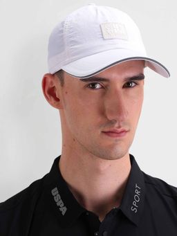 U.S. POLO ASSN. - Brand Appliqued Twill Cap - White