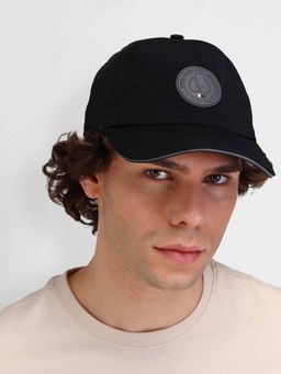 U.S. POLO ASSN. - Brand Appliqued Twill Cap - Black
