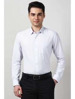 Peter England - Men White Regular Fit Full Sleeves Formal Shirt