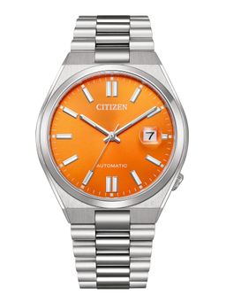 Citizen - Men Orange Dial Analog Watch - NJ0151-88Z (M)