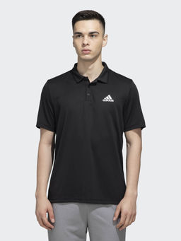 adidas - M PL PS Black Solid T-Shirt