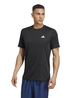adidas - TR-ES BASE Black Solid T-Shirt