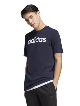 adidas - M LIN SJ Blue Printed T-Shirt