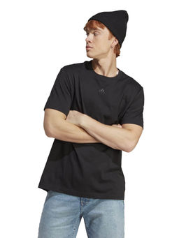 adidas - M ALL SZN Black Solid T-Shirt