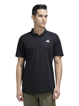 adidas - CLUB PIQUE POLO Black Solid T-Shirt
