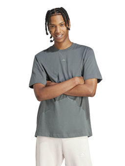 adidas - M ALL SZN Green Solid T-Shirt