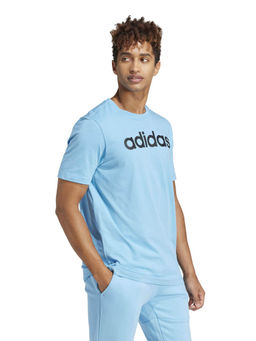 adidas - M LIN SJ T Blue Solid T-Shirt