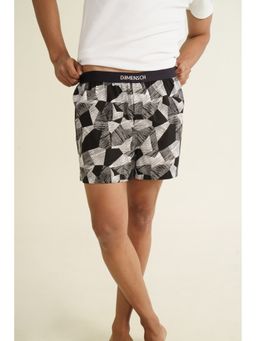 DaMENSCH - Men Black Breeze Ultra-Light Printed Cotton Inner Boxer